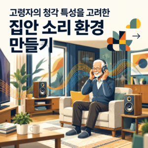 고령자의 청각 특성을 고려한 집안 소리 환경과 생활소음 관리