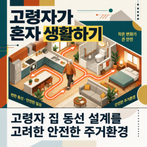 고령자 집 동선 설계를 고려한 안전한 주거환경