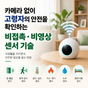 카메라 없이 고령자의 안전을 확인하는 비접촉 비영상 센서와 주거환경