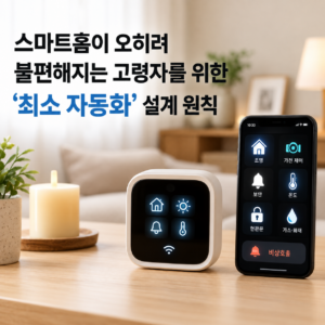 고령자 스마트홈 최소 자동화를 적용한 단순하고 안전한 주거환경