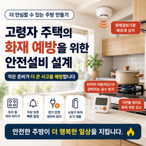 고령자 주방 화재 예방과 안전설비 설계