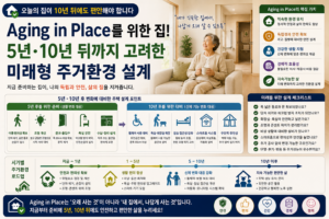 Aging in Place 주택 설계와 5년 10년 장기 주거환경 점검