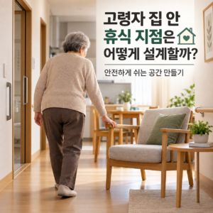 고령자 집 안 휴식 지점과 안전한 이동동선 설계
